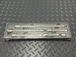 Snap-on Tools 6pc 3/8" Drive Knurled Chrome Socket Extension Set 206afx Usa New. Fixed Price $189.99.