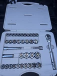 Kobalt Usa First Generation Snapon Williams 1/2 Drive Chrome Socket Set 37pc. Fixed Price $249.00.
