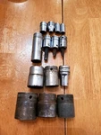 Snap On 1/4 3/8 1/2 Drive Mixed Sockets Lot Of 14. Fixed Price $70.00.