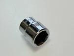 Cornwell Tools Blue Power 1/4" Drive Metric 15mm 6 Point Shallow Socket. Fixed Price $18.99.