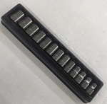 Snap-on Tools 13pc 1/2" Drive Metric 12 Point Shallow Socket Set 313swmya. Fixed Price $319.97.
