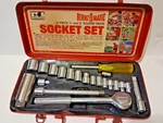 Bernzomatic 21 Piece Socket Set 1/4" And 3/8" Sq Drive. Vintage. Model S1438. Fixed Price $35.00.