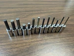 Snap-on Tools 13 Pc Lot Sae 1/4" Drive Chrome Hex Bit Socket Drivers Usa. Fixed Price $159.95.