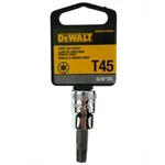 Dewalt Dwmt87146osp T45 Chrome Torx Bit Socket, 3/8" Drive, 87-146d. Fixed Price $2.94.