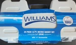 Williams 25 Pc 1/2" Drive 12-point Metric Shallow Basic Tool Set,. Fixed Price $129.99.
