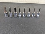 #bo014 Snap On 3/8" Drive Standard Hex Bit Socket Driver Set 208efay 1/8 To. Fixed Price $79.95.