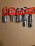 Craftsman 1/2 Drive Socket Lot (7/16, 7/8, 13mm, 16mm, 17mm) 12-point Chrome. Fixed Price $30.87.