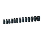 Grey Pneumatic 1213mg 3/8" Drive Shallow Metric Magnetic Impact Socket Set. Fixed Price $113.31.