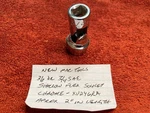 New Mac Tools Chrome 3/8" Dr - 3/4 Sae Shallow Flex Socket 6pt Xu246ra. Fixed Price $23.50.