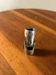 Bonney Usa 3/8" Drive 7/16" 6 Point Chrome Swivel Socket Ztuh14. Fixed Price $14.99.
