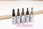 Snap-on Ttx8e-ttx25e T8-t25 1/4" Drive 5 Piece Torx Bit Socket Driver Set Usa. Fixed Price $90.99.