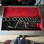 Snap-on 54pc 1/2" Drive Sae 6pt Deep & Shallow Master Impact Socket Set Sim500. Fixed Price $2000.00.