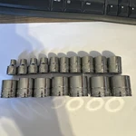 Blue Point 3/8 Drive Shallow Socket Set 17 Piece Incomplete 6point New. Fixed Price $67.23.