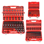 210pc 1/4 3/8 1/2" Drive Impact Socket Set Sae Metric Deep Cr-v Case. Fixed Price $397.99.