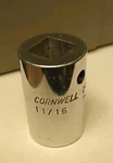 Cornwell Tools Usa T-3122, 1/2" Drive, 12 Point 11/16" Socket. Fixed Price $12.99.