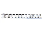 Snap On 313twmya 13 Piece 1/2 Drive 6 Point Metric Shallow Chrome Socket Set. Fixed Price $199.95.