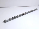 Snap-on A270 Socket Rail Holder 3/8 Drive Holds 19 Sockets Usa. Fixed Price $21.95.