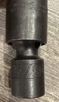 Snap-on Tools Usa *new* 1/2" Drive 6pt 5/8" Sae Impact Swivel Socket Ipl20c. Fixed Price $58.00.