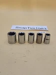 Craftsman Tools5/8, 3/4" 8 Point Torx Shallow Socket Vv 44226-24-23-22-21 Usa. Fixed Price $74.99.