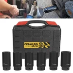 6 Pack Crank Bolt Socket Set 17/19/21/22/24/27mm Harmonic Balancer Impact. Fixed Price $114.00.
