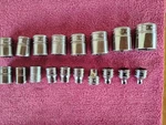 Snap -on Tools Metric 6pt 3/8" Dr Chrome Shallow Socket Super Set 6mm Thru 24mm. Fixed Price $195.00.