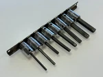 Mac Tools Usa 8pc 1/8-3/8 Sae Hex Allen Bit Socket Driver Set, 3/8 Drive. Fixed Price $75.99.