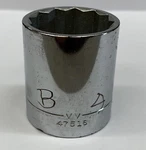 Vtg Craftsman Vv 47516 Standard (sae) 1/2 Drive 12 Pt 1-1/8 Shallow Socket Usa. Fixed Price $14.68.