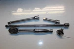 Snap-on Tools 3/8" Drive Ratchet, Extensions, Spinner Lot 5pcs Usa. Fixed Price $150.00.