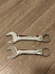 Sears Craftsman Professional Tools Usa Nos Metric Stubby Combo Wrenches 21 22 Mm. Fixed Price $89.99.