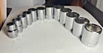 Craftsman 3/8 Drive Sockets Sae And Mm. 6 Or 12 Point. (pick A Size). Fixed Price $9.50.