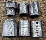 Lot Of 6 Snap On Imd 1/2" Drive, 12 Point Sockets (2684). Fixed Price $99.99.