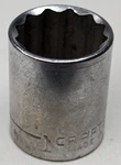 Craftsman 1" Sae 1/2" Drive 12 Point 47514 Gk Series Socket. Fixed Price $5.99.