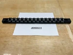 Snap-on Tools New Black 3/8" Drive Sae 14 Post Lock-a-socket Rail Las38sbk. Fixed Price $94.95.