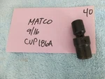 Matco Tools 1/2" Drive 9/16" Ball Swivel Impact Socket 6 Point Cup186a. Fixed Price $24.95.