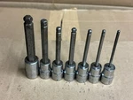 Matco 7 Piece Sae Hex Bit Long Socket Set 3/8" Drive 1/8" -. Fixed Price $110.00.
