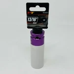Performance Tool W32921 1/2 Inch Drive 13/16 Thin Wall Color Lug Nut Socket. Fixed Price $15.99.