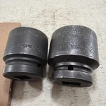Lot Of 2 Armstrong Standard Impact Sockets 1" Drive 6 Point 22-056, 22-064 Tools. Fixed Price $60.80.