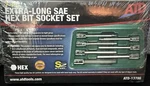 Atd 7pc Sae Extra Long Hex Bit Socket Set, 3/8" Dr, Sealed!! Atd-13787. Fixed Price $28.99.