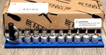 Vim 10pc 1/4 Dr Metric Stubby Hex Bit Driver Socket Set W/magrail 2-10mm Shm400a. Fixed Price $55.79.