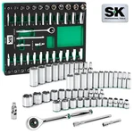 Sk Tools Sk01455-216p 51-pc 3/8" Drive Sae & Metric Socket Set. Fixed Price $109.02.