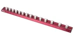 Titan Tools 32097 1/2" Drive 14-slot Red Aluminum Magnetic Socket Rail. Fixed Price $24.99.