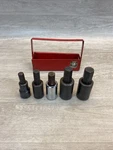 Matco 5 Pc 1/2 Inch Hex Head Regular & Impact Driver Sockets 5/8 - 3/8 W/ Caddy. Fixed Price $27.74.