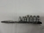Sabxysm8v Matco 1/4 & 3/8 Dr Stubby Metric Socket Set ****missing H4. Fixed Price $112.50.