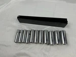 Craftsman 11pc-v-series 12pt 1/2"dr Sae Deep Socket Set 1/2 -1 1/8 With Tray. Fixed Price $64.39.