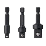 Grey Pneumatic 1403ha 3 Pc. 1/4" Hex To Square Socket Adapter Set. Fixed Price $63.00.