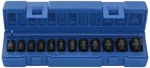 Grey Pneumatic 12-piece Metric Magnetic Impact Socket Set 1/4" Drive. Fixed Price $94.12.