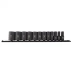 Sunex 3337a 12 Piece 3/8 Inch Dive 12pt Sae Semi-deep Impact Socket Set On Rail. Fixed Price $56.97.