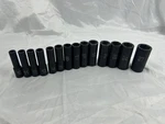 Matco Adv Scdpm146va - 1/2" Drive 14 Pc Metric Deep 6pt Impact Socket Set Nice. Fixed Price $159.99.
