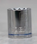 Kobalt 18mm 12 Point 3/8" Drive Shallow Polished Chrome Socket. Fixed Price $7.19.