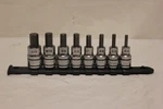 Matco Tools Adv Sbxym8va 8 Piece 3/8in Drive Metric Hex Bit Socket Set J42. Fixed Price $49.99.